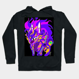 black esquilax the cryptid myth rabbit usagi ecopop Hoodie